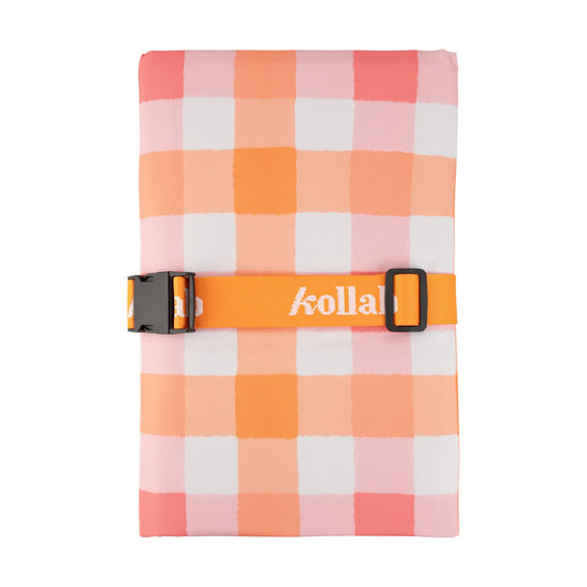 Kollab Medium Mat Watermelon Peach Check