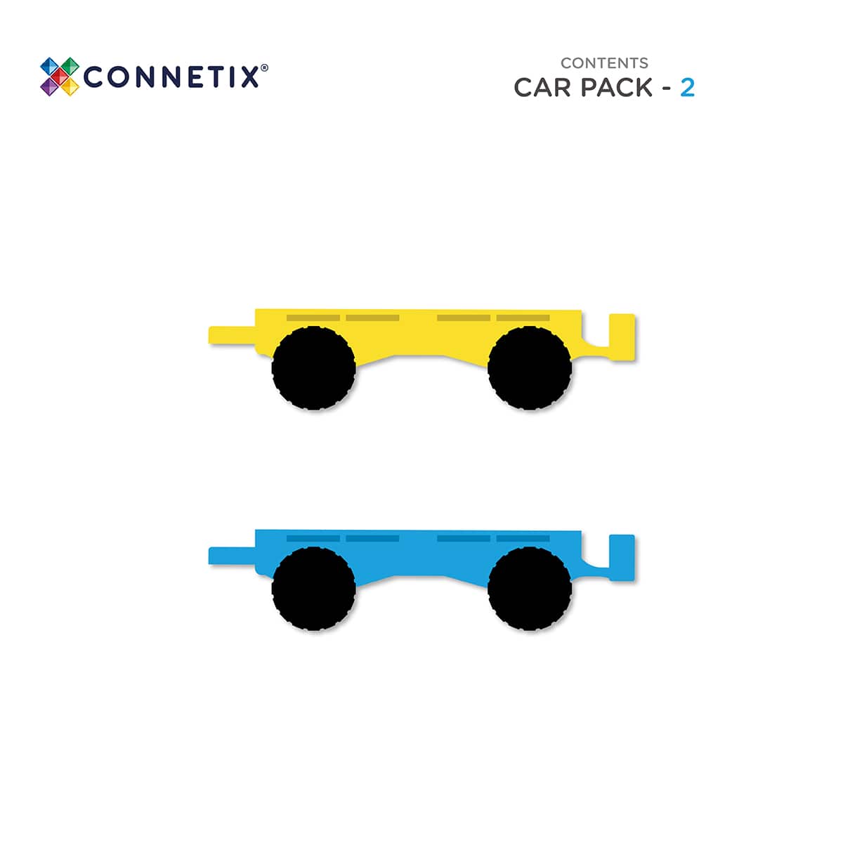 CONNETIX Rainbow Car Pack 2 pc