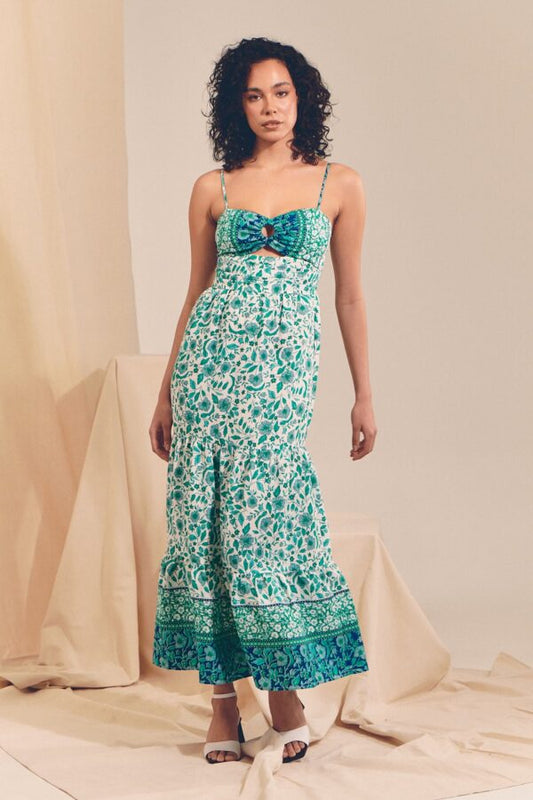 Jai Maxi Dress in Valeria Print by Jaase