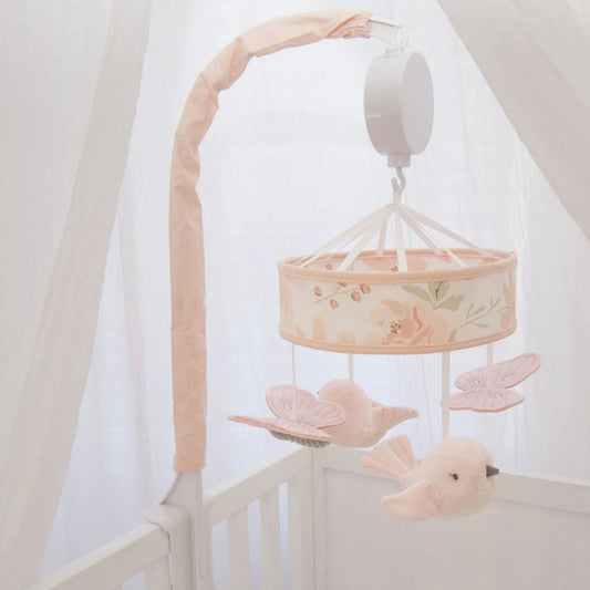 Lolli Living Meadow Musical Mobile Set Blush